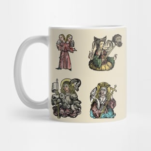 Medieval Saints and other characters Mug